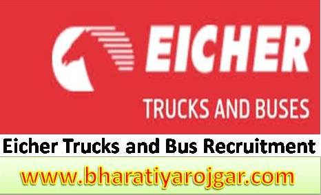 Eicher Trucks and Bus Recruitment 2023