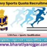 Indian Navy Sports Quota Recruitment 02/2024