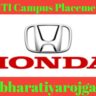 Honda ITI Campus Placement 2023