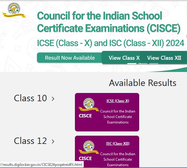 CISCE Exam Results 2024