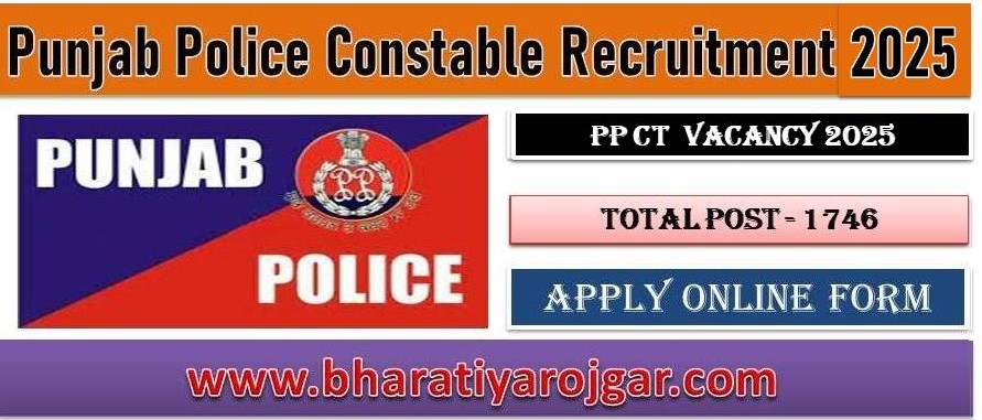 Punjab Police Constable Recruitment 2025