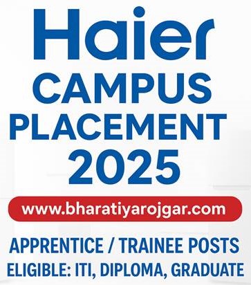 Haier Appliances India Campus Placement 2025