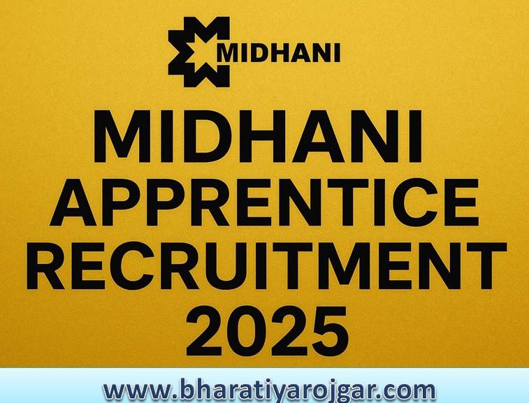 MIDHANI Apprentice Recruitment 2025
